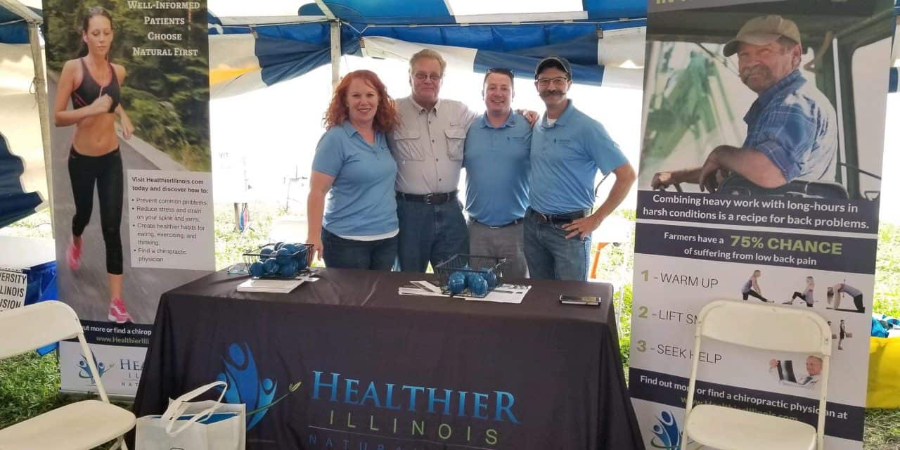 Healthier Illinois Promotes Chiropractic Care at the 2019 Farm Progress Show