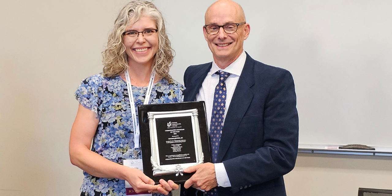ICS Recognizes 2024 Chiropractic Physician of the Year – Dr. Thomas Jensen